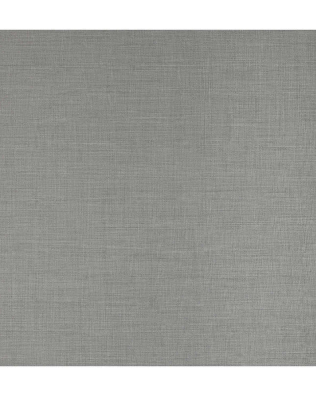 Heather Grey Premium Blended Poly Wool Suiting Fabric 150 Cm Width Durable Breathable Soft Finish Wrinkle Resistant Material For Suits Blazers Trousers Formal Tailoring Fabric Made In India-D28845 Regal Fabrics