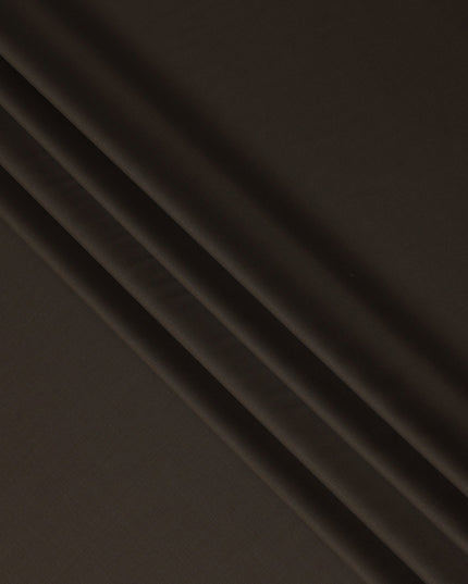 Coffee Brown Premium Blended Poly Wool Suiting Fabric 150 Cm Width Durable Breathable Soft Finish Wrinkle Resistant Material For Suits Blazers Trousers Formal Tailoring Fabric Made In India-D28831 Regal Fabrics