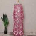 Fuchsia Pink Silk Chiffon Dirac Fabric Piece