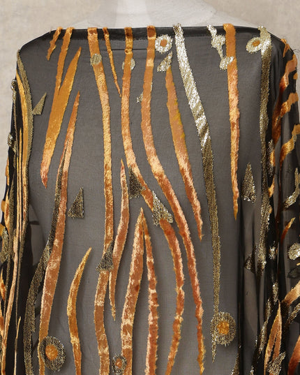 Black Velvet Makmal Dirac Fabric 140cm