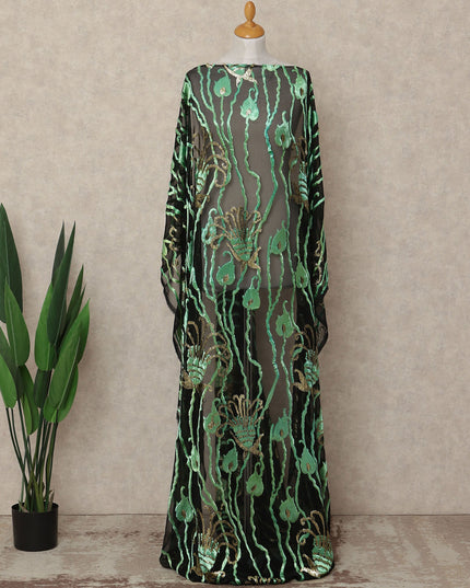 Black Velvet Makmal Dirac Fabric 140cm