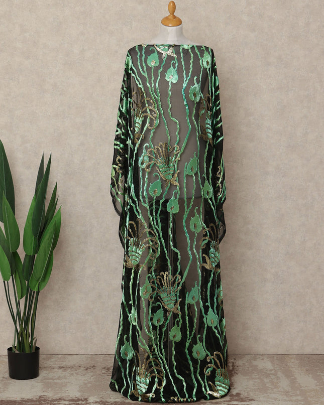 Black Velvet Makmal Dirac Fabric 140cm