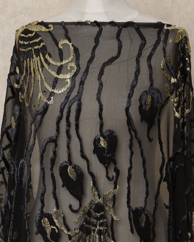 Black Velvet Makmal Dirac Fabric 140cm