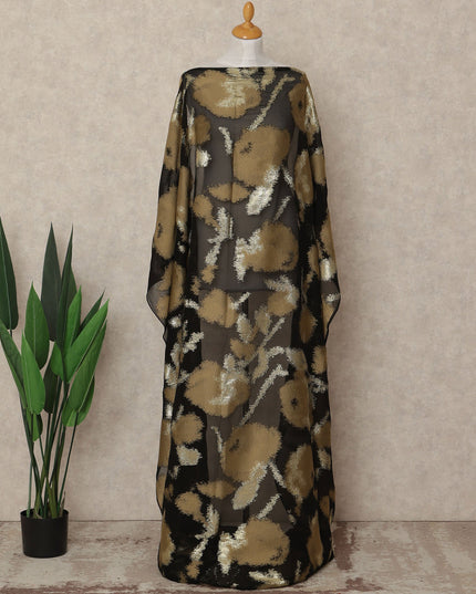 Black Silk Chiffon Dirac & Garbasaar Set