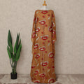 Brown Silk Chiffon Dirac & Garbasaar Set