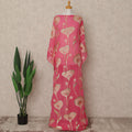 Pink Silk Chiffon Dirac & Garbasaar Set