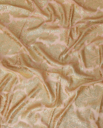 Pink Silk Chiffon Dirac & Garbasaar Set