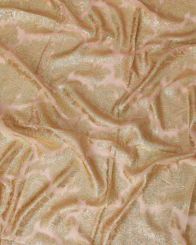 Pink Silk Chiffon Dirac & Garbasaar Set