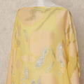 Yellow Silk Chiffon Dirac & Garbasaar Set
