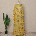 Yellow Silk Chiffon Dirac & Garbasaar Set