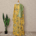 Yellow Silk Chiffon Dirac & Garbasaar Set