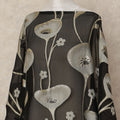 Black Silk Chiffon Dirac & Garbasaar Set