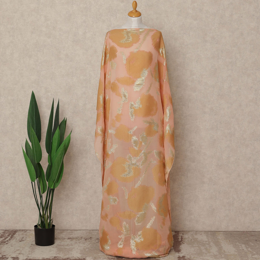 Pink Silk Chiffon Dirac & Garbasaar Set