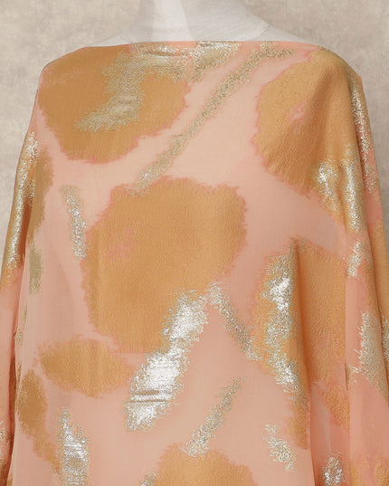 Pink Silk Chiffon Dirac & Garbasaar Set