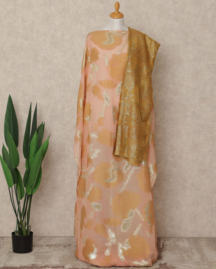 Pink Silk Chiffon Dirac & Garbasaar Set