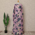 Purple Silk Chiffon Dirac & Garbasaar Set