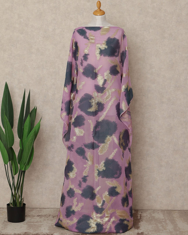 Purple Silk Chiffon Dirac & Garbasaar Set