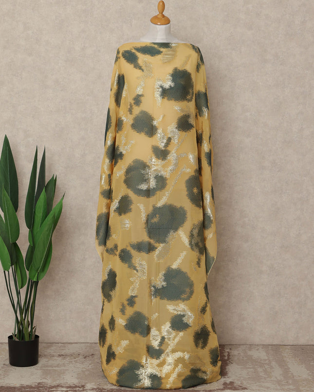 Beige Silk Chiffon Dirac & Garbasaar Set
