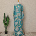 Blue Silk Chiffon Dirac & Garbasaar Set