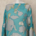 Blue Silk Chiffon Dirac & Garbasaar Set