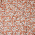 Orange Floral Sudanese Cotton Voile Thobe