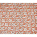 Orange Floral Sudanese Cotton Voile Thobe