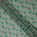 Beige Floral Sudanese Cotton Voile Thobe