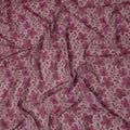 Pink Floral Sudanese Cotton Voile Thobe