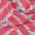 Pink Geometric Sudanese Cotton Voile Thobe