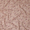 Pink Floral Sudanese Cotton Voile Thobe