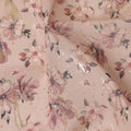 Pink Floral Sudanese Cotton Voile Thobe