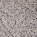 White Floral Sudanese Cotton Voile Thobe