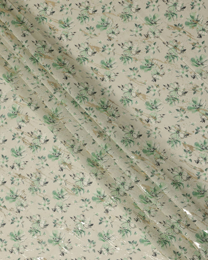 White Leaf Sudanese Cotton Voile Thobe
