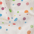 White Polka Dot Sudanese Cotton Voile Thobe