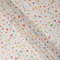 White Polka Dot Sudanese Cotton Voile Thobe