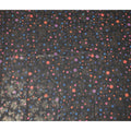 Black Polka Dot Sudanese Cotton Voile Thobe