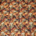Orange Abstract Sudanese Cotton Voile Thobe