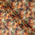 Orange Abstract Sudanese Cotton Voile Thobe