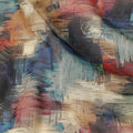 Multicolor Abstract Sudanese Cotton Voile Thobe