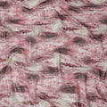 Pink Abstract Sudanese Cotton Voile Thobe