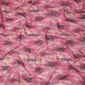 Pink Abstract Sudanese Cotton Voile Thobe