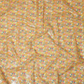 Yellow Abstract Sudanese Cotton Voile Thobe