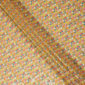 Yellow Abstract Sudanese Cotton Voile Thobe