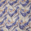 Purple Abstract Sudanese Cotton Voile Thobe