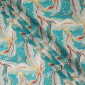Green Abstract Sudanese Cotton Voile Thobe