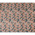 Slate Green Printed Cotton Voile Fabric 110cm