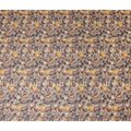 Taupe Beige Printed Cotton Voile Fabric 110cm