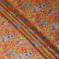 Camel Brown Viscose Crepe Printed Fabric 110cm