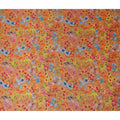 Camel Brown Viscose Crepe Printed Fabric 110cm