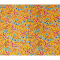 Marigold Yellow Viscose Crepe Printed Fabric 110cm